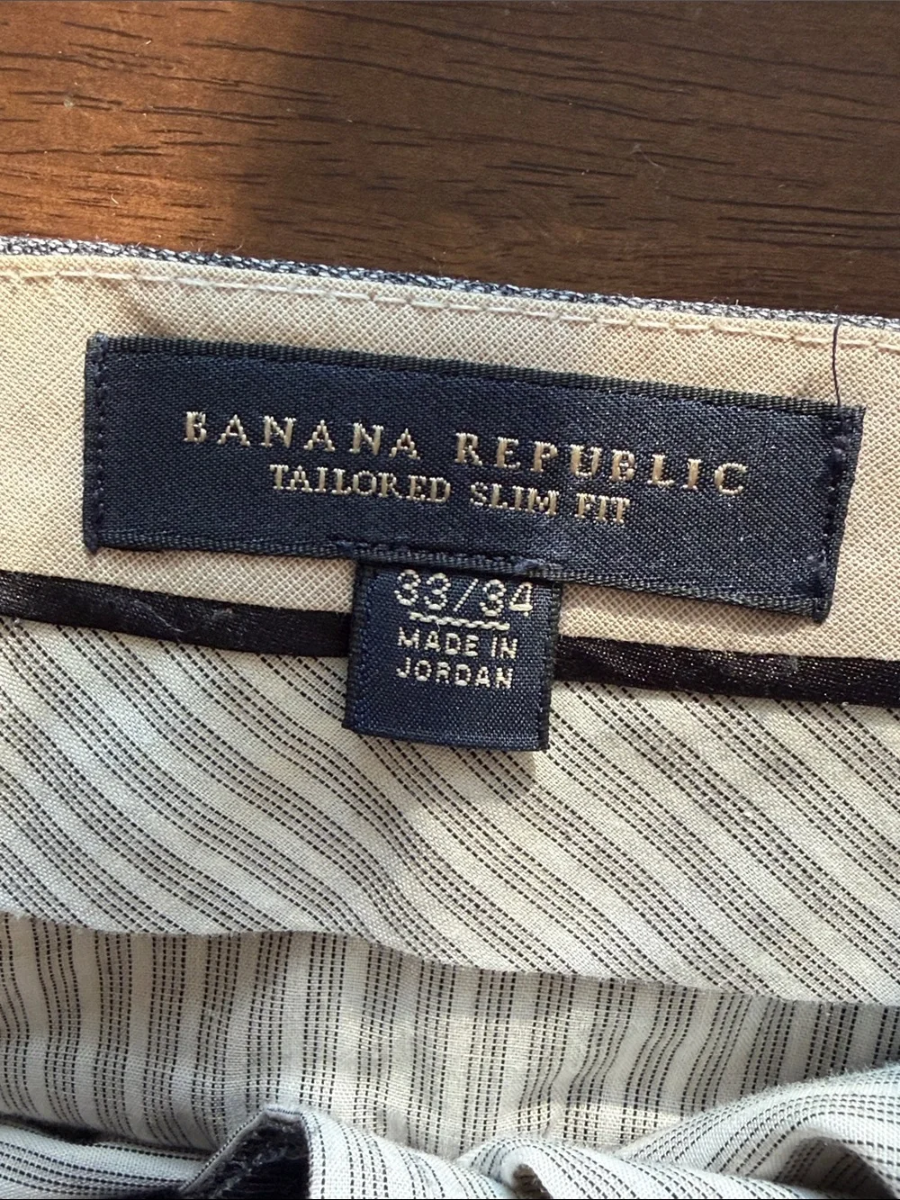 Banana Republic Men's Charcoal Dress Pants